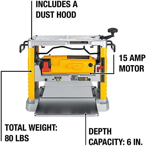 DEWALT Thickness Planer, Two Speed, 13-Inch (DW735X) 2-Speed 13