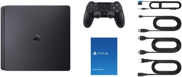 Sony Playstation 4 Slim Console 500GB Jet Black PS4