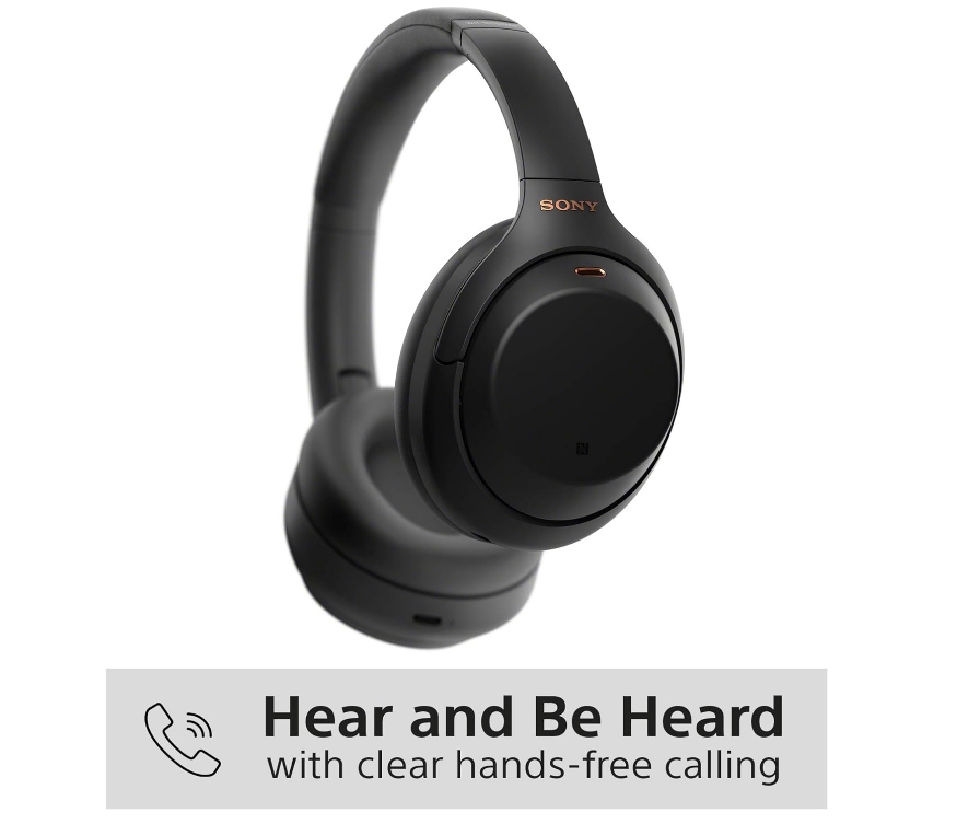 Sony WH-1000XM4 Noise Cancelling Wireless Headphones - 30 hours battery life - Over Ear style - Optimised for Alexa and the Google Assistant - with built-in mic for phone calls