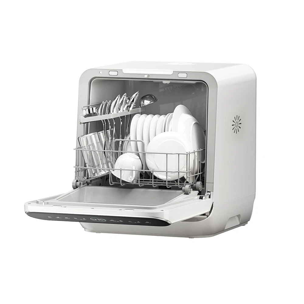 COMFEE Table Top Dishwasher Mini Tabletop Dishwasher 6L Built-in Water Tank